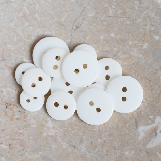 Atelier Brunette-10mm Classic Matte Button Off-White (each)-button-gather here online