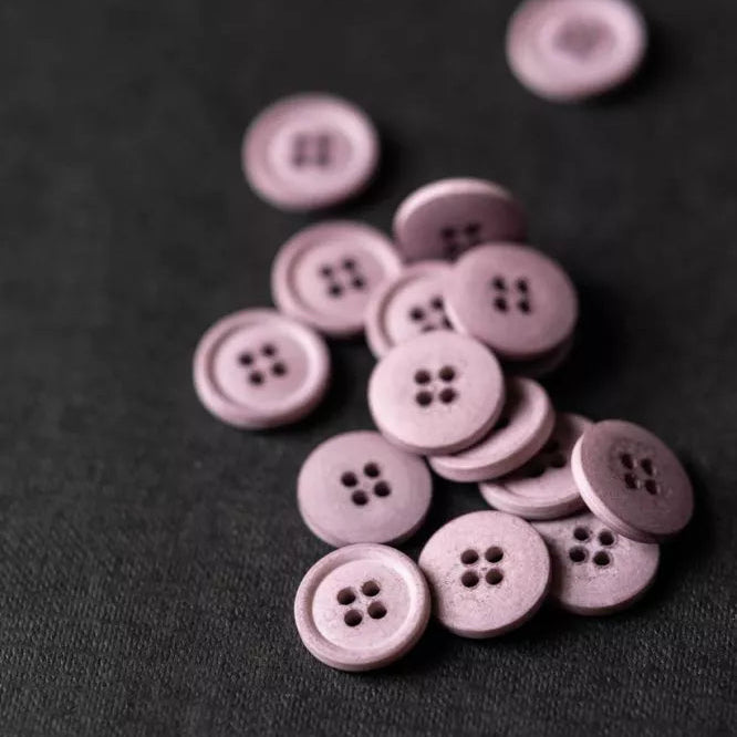 Merchant & Mills-Cotton Buttons 15mm [5/8"] (each)-button-Dusty Pink (Calamine)-gather here online