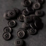 Merchant & Mills-Cotton Button 15mm [5/8"] (each)-button-Black-gather here online