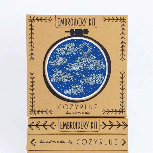 CozyBlue-Night Sky Embroidery Kit-embroidery kit-gather here online