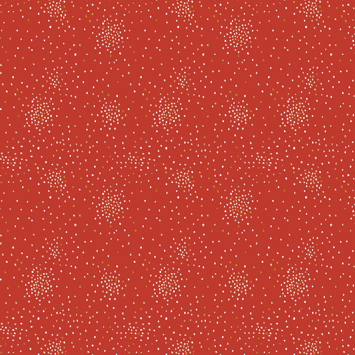 Cotton + Steel-Clusters-fabric-Ruby Metallic-gather here online