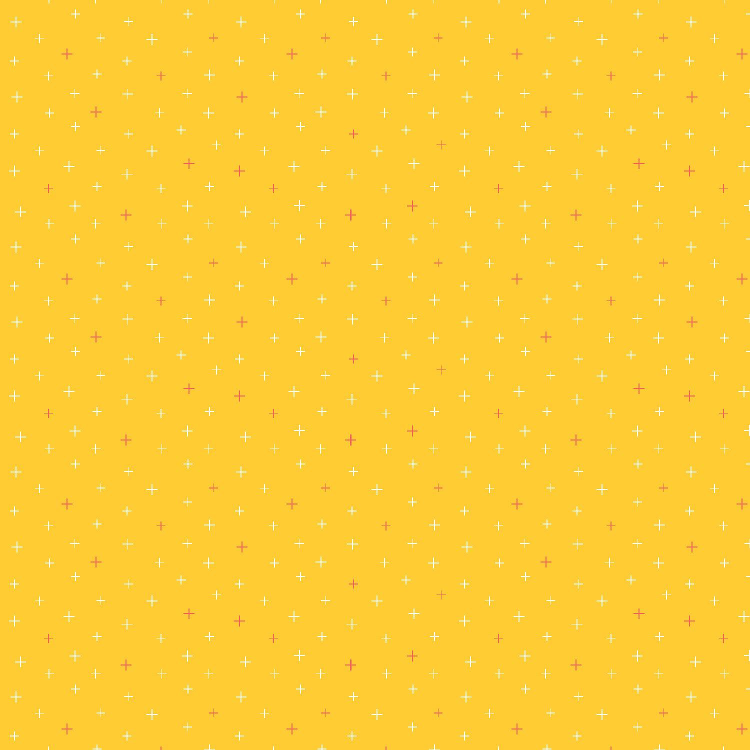 Cotton + Steel-REMNANT: Be Positive, Citrus Blast 30% OFF 1.80 YDS-fabric remnant-gather here online