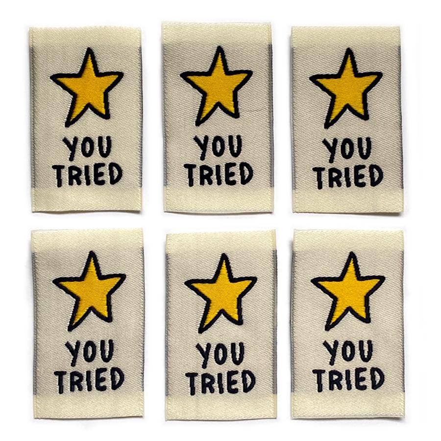 You Tried Labels Pack of 6