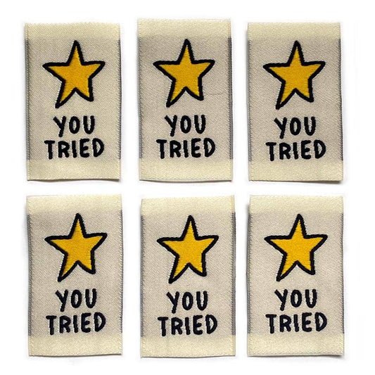 You Tried Labels Pack of 6