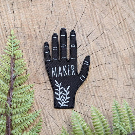 ilikesara-Maker Hand Iron-On Patch-patches + pins-gather here online