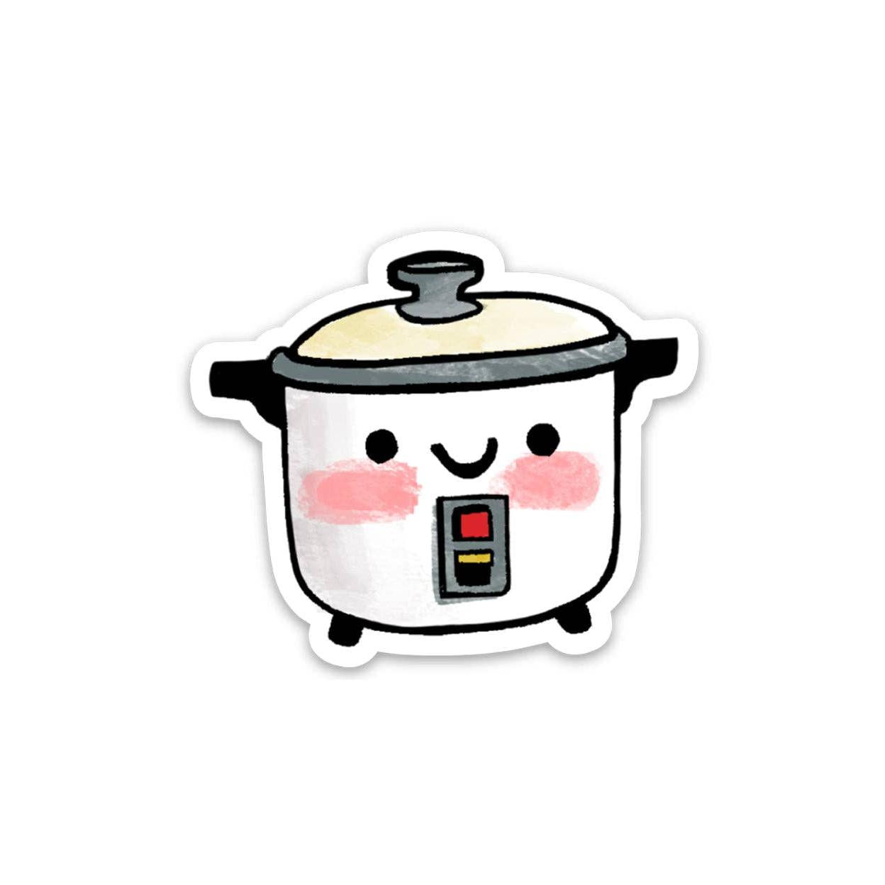 Le Petit Elefant-Rice Cooker Vinyl Sticker-sticker-gather here online