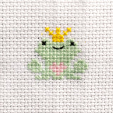 Marvling Bros Ltd-Kawaii Frog Prince Mini Cross Stitch Kit-xstitch kit-gather here online