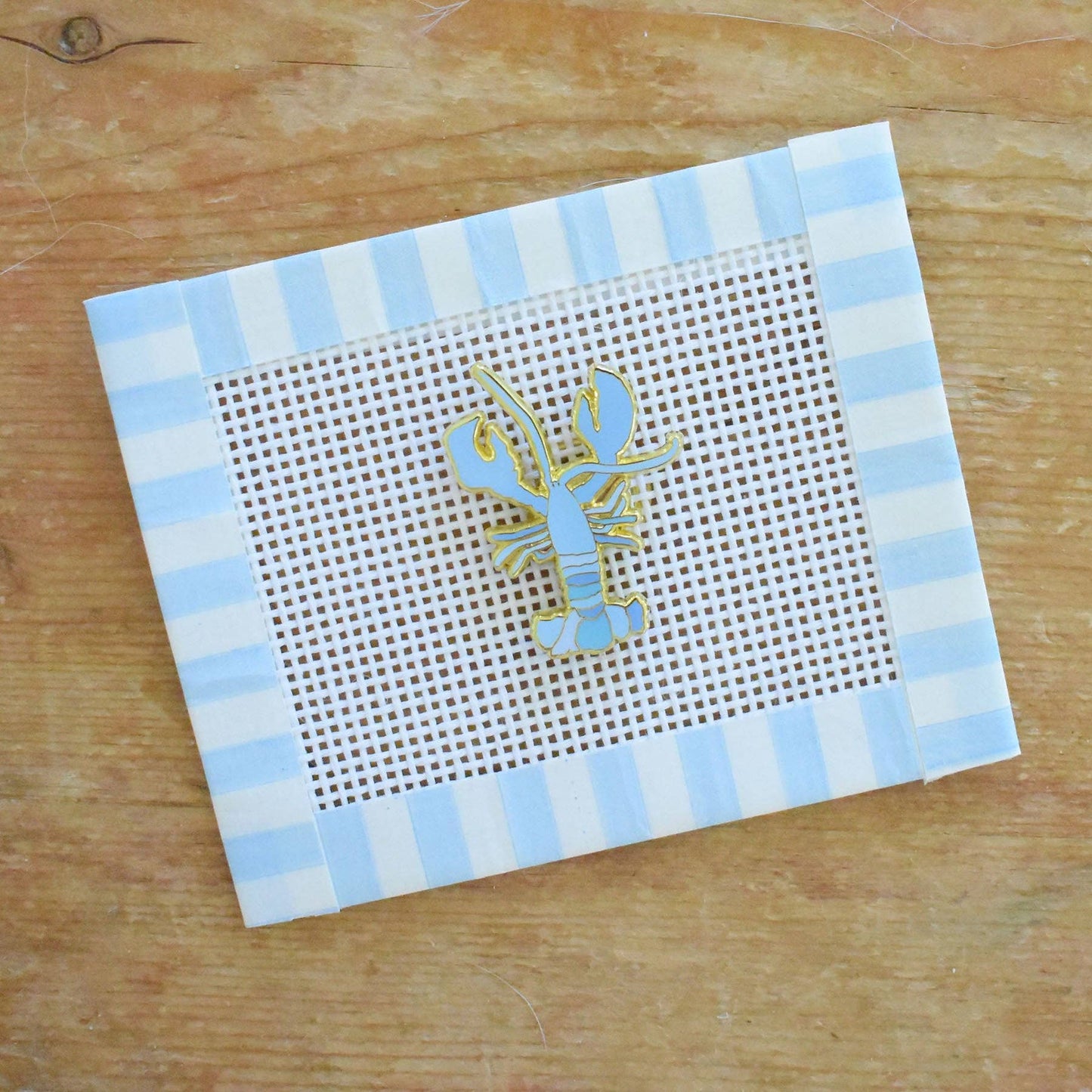 Sara Fitz-Blue Lobster Needle Minder-embroidery notion-gather here online