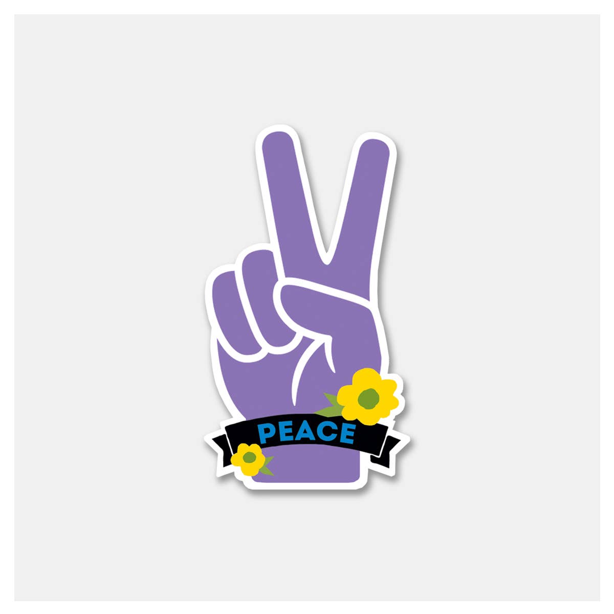 Rock Scissor Paper-Peace Hand - Sticker-accessory-gather here online