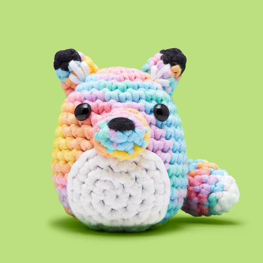 The Woobles-Felix the Pastel Fox Crochet Kit-knitting / crochet kit-gather here online