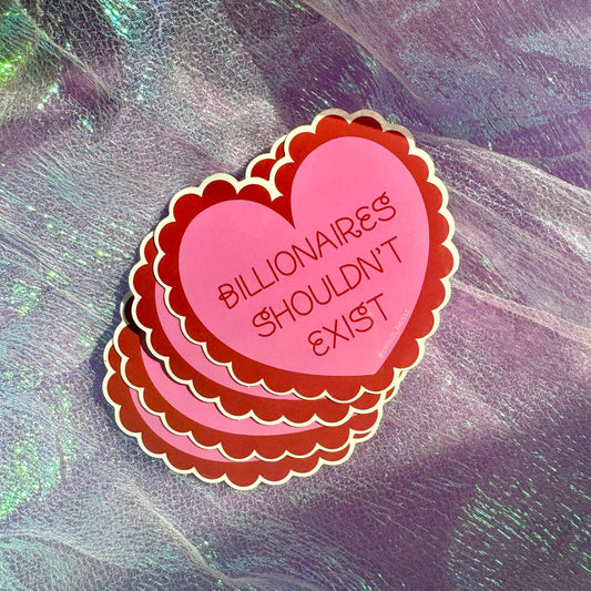 Peach Beast-Banish Billionaires Sticker-sticker-gather here online