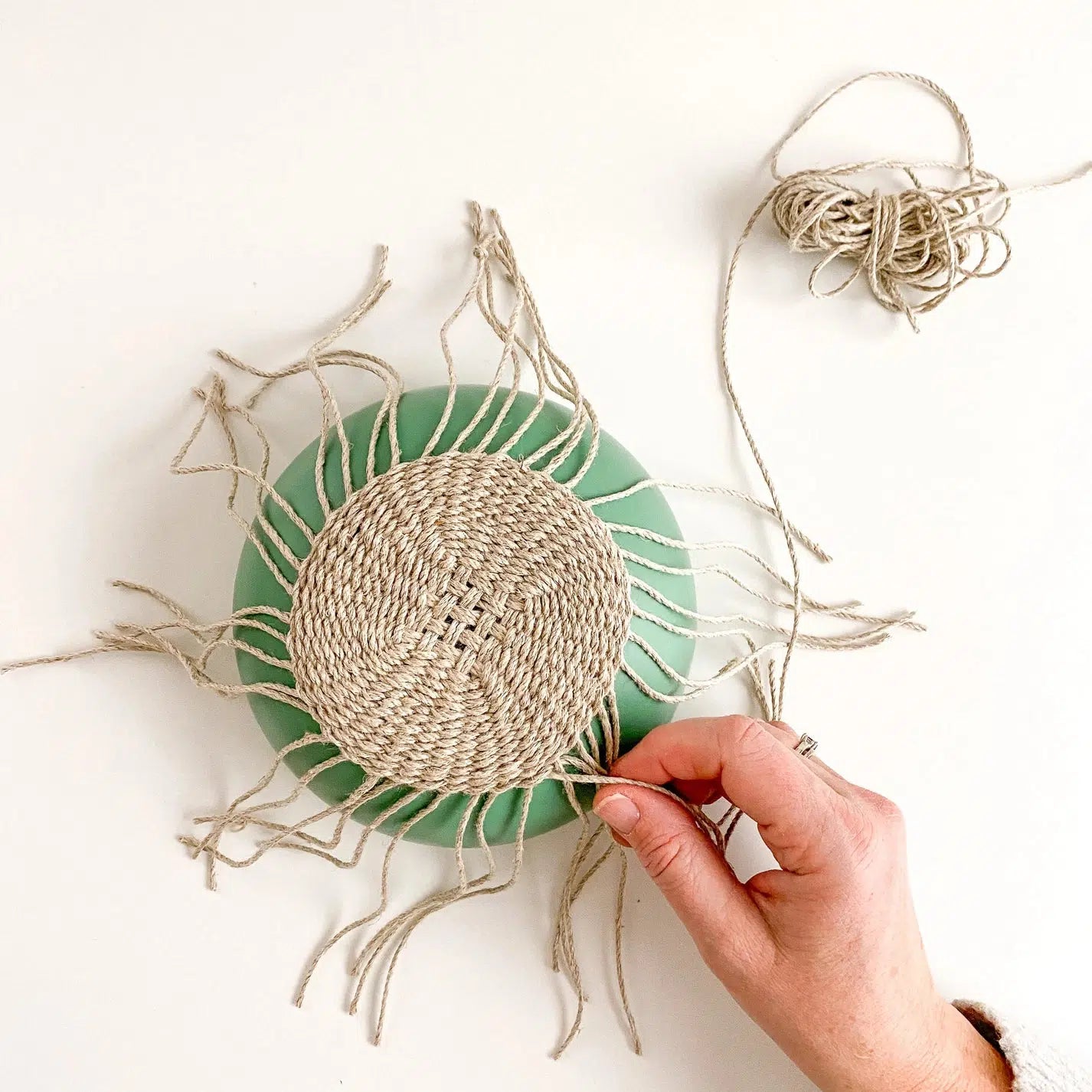 Flax & Twine-Adeline Linen Dish Kit-craft kit-gather here online