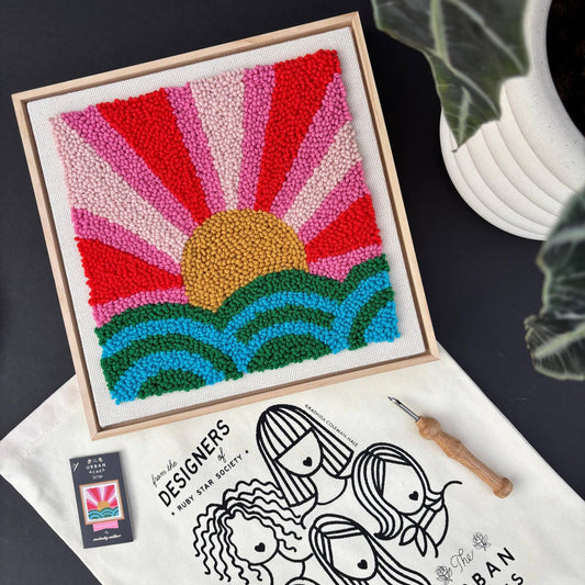 The Urban Acres-Rise & Shine by Melody Miller - Punch Needle Kit-craft kit-gather here online