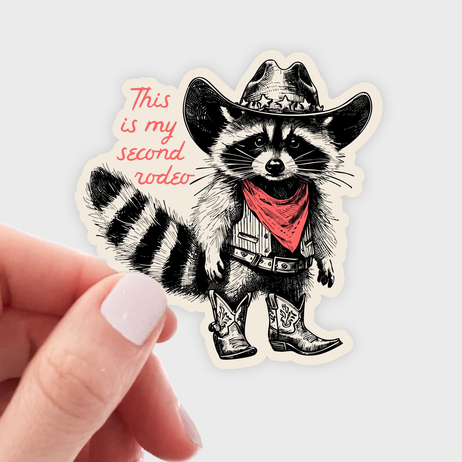 Yarnival-This is My Second Rodeo Sticker-sticker-gather here online