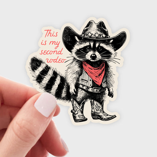Yarnival-This is My Second Rodeo Sticker-sticker-gather here online
