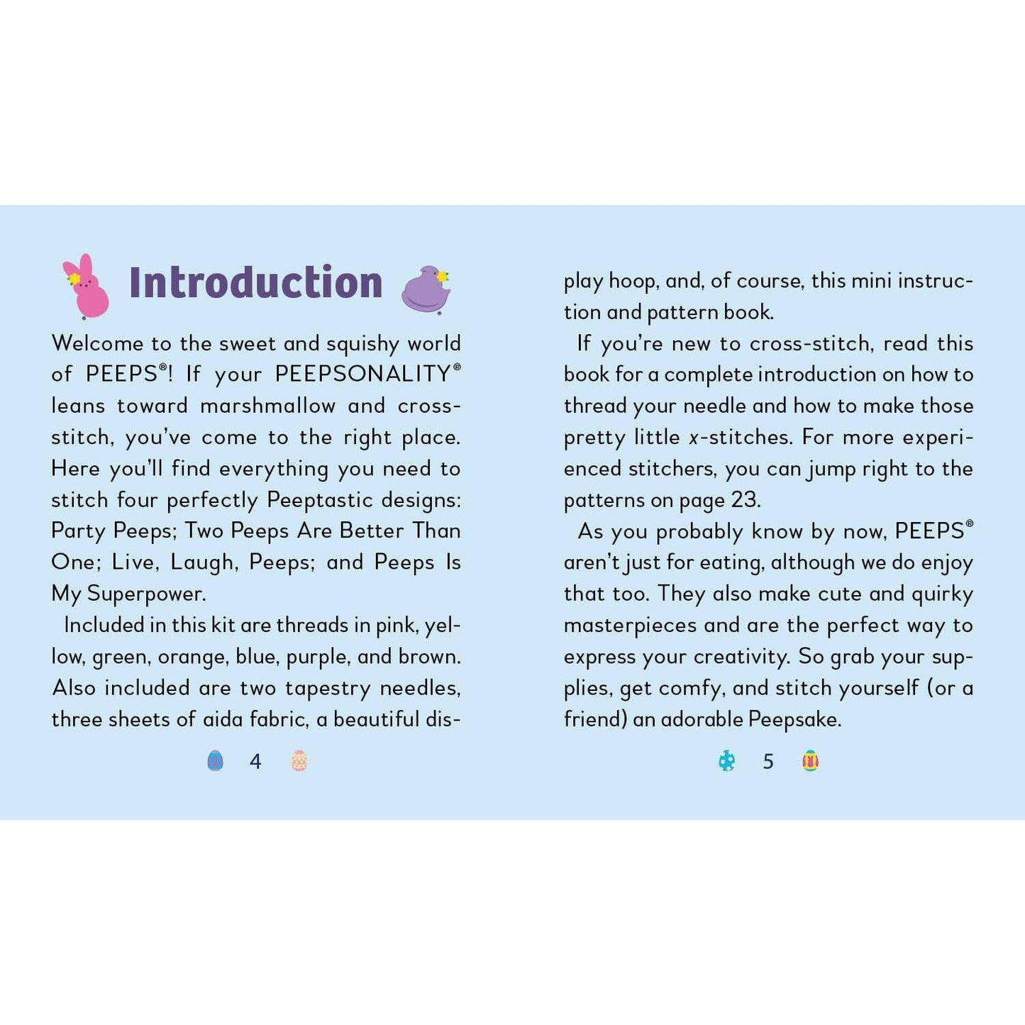 Hachette-PEEPS Cross-Stitch Kit-xstitch kit-gather here online