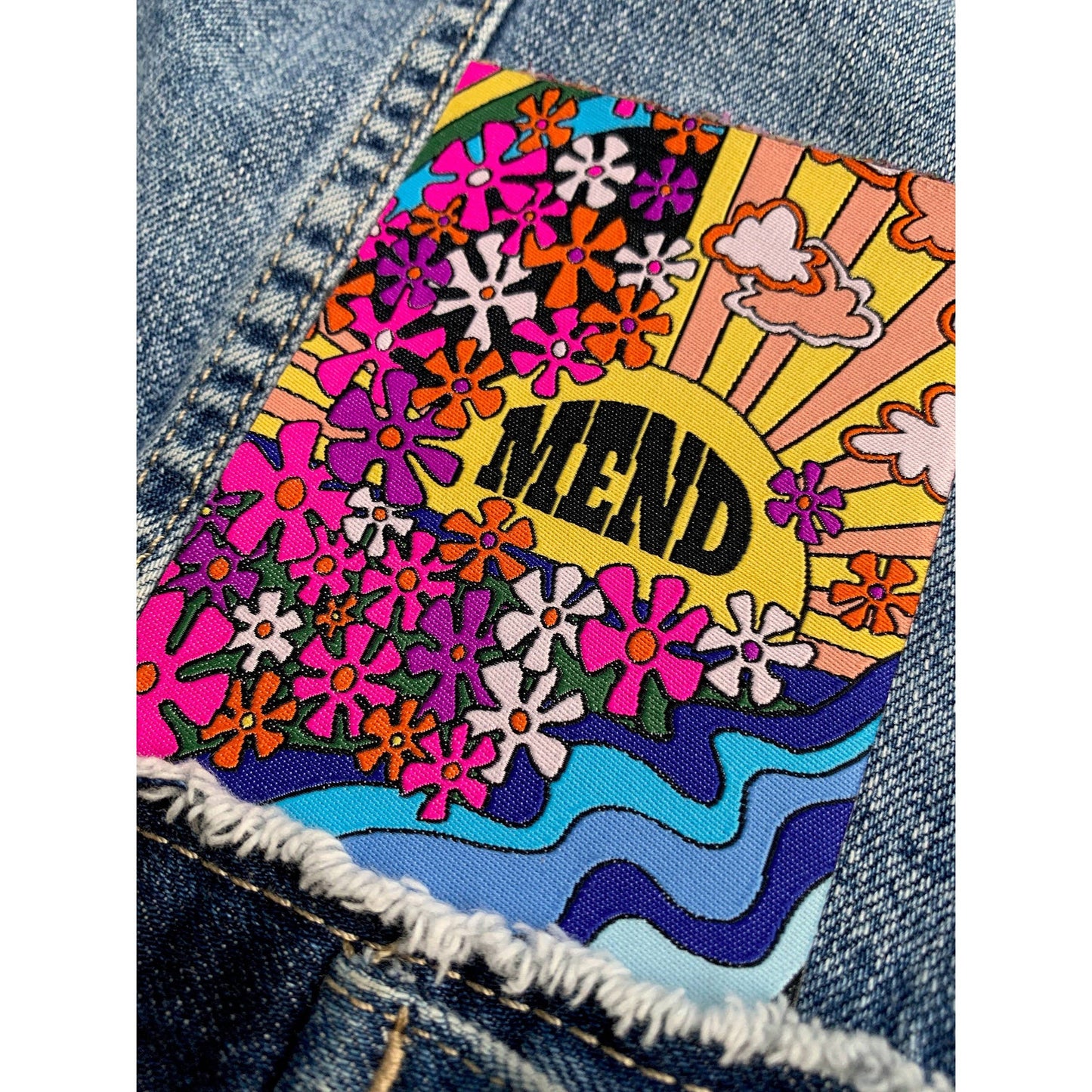 MBMB-Mend - Woven Iron-On Patch-patches + pins-gather here online