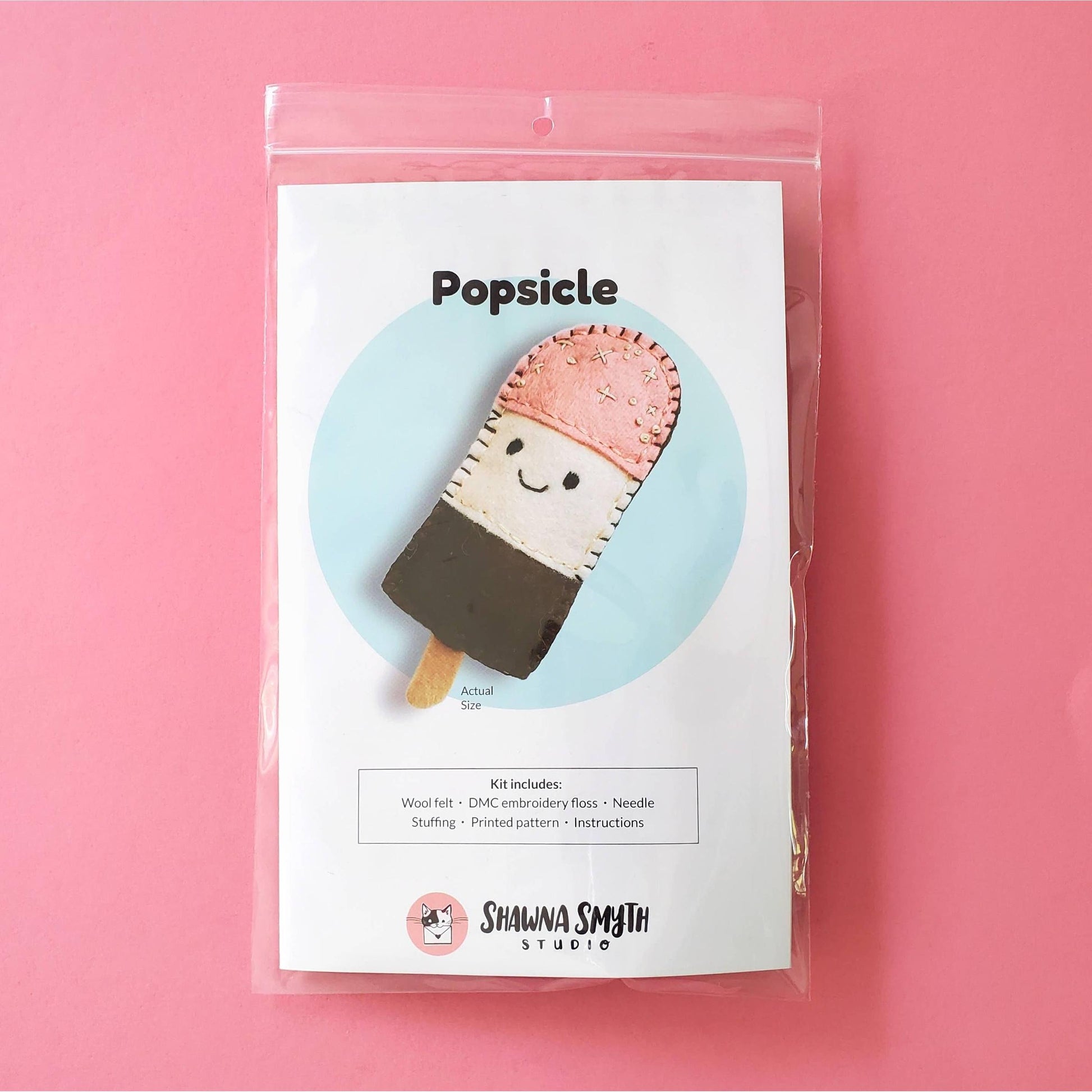 Shawna Smyth Studio-Popsicle Felt Hand Stitching Kit-sewing kit-gather here online