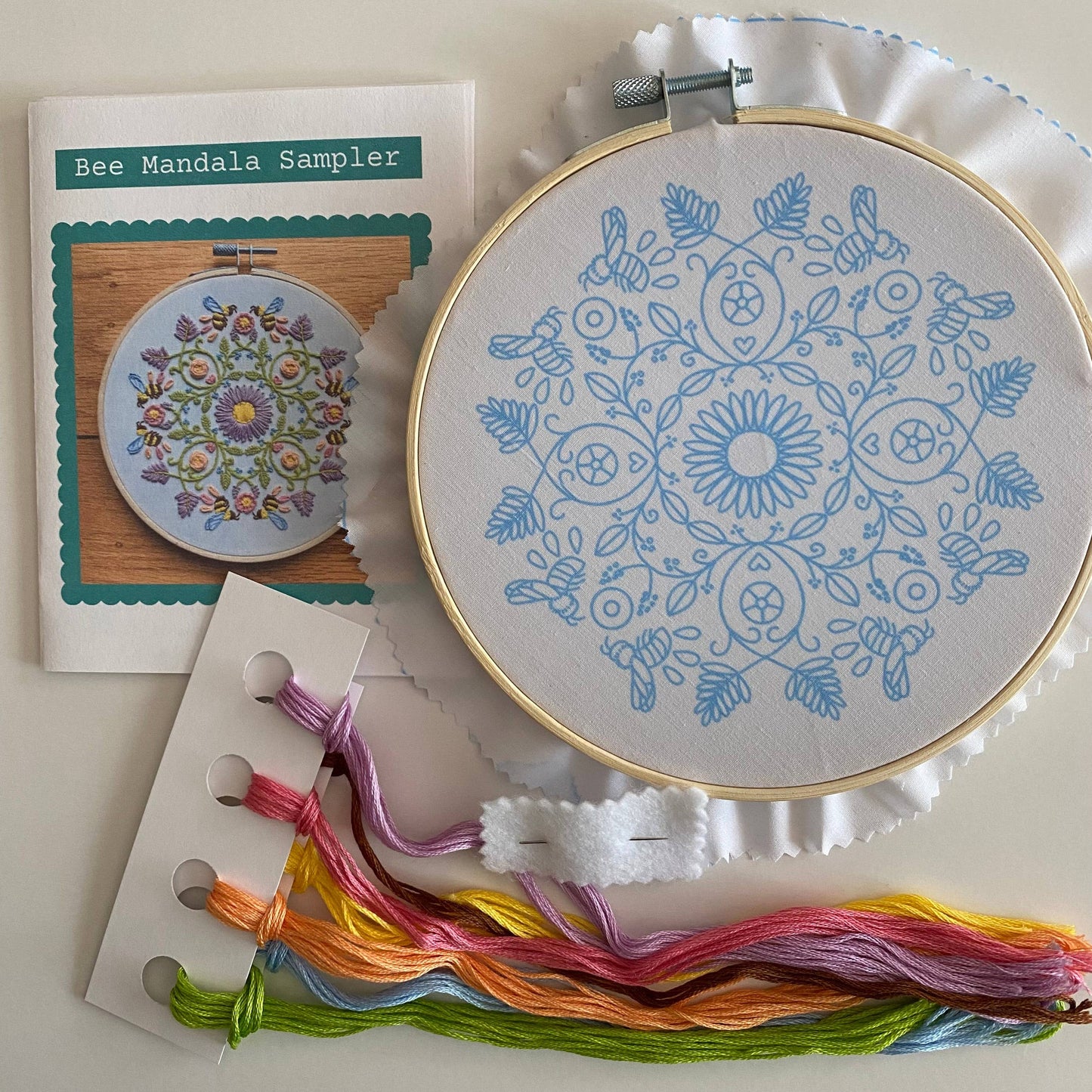 Stitches By Tiff-Bee Mandala Embroidery Kit-embroidery kit-gather here online