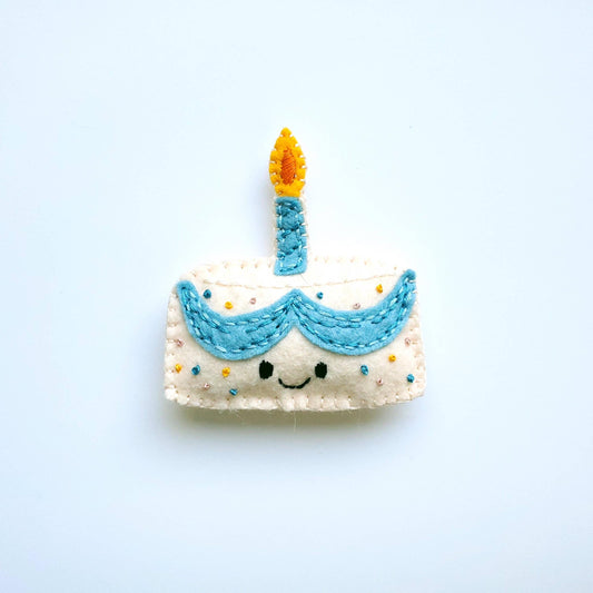 Shawna Smyth Studio-Birthday Cake Felt Hand Stitching Kit-sewing kit-gather here online