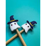 Comma Craft Co-Kawaii Ghost Knitting Needle Stitch Holders-knitting notion-gather here online