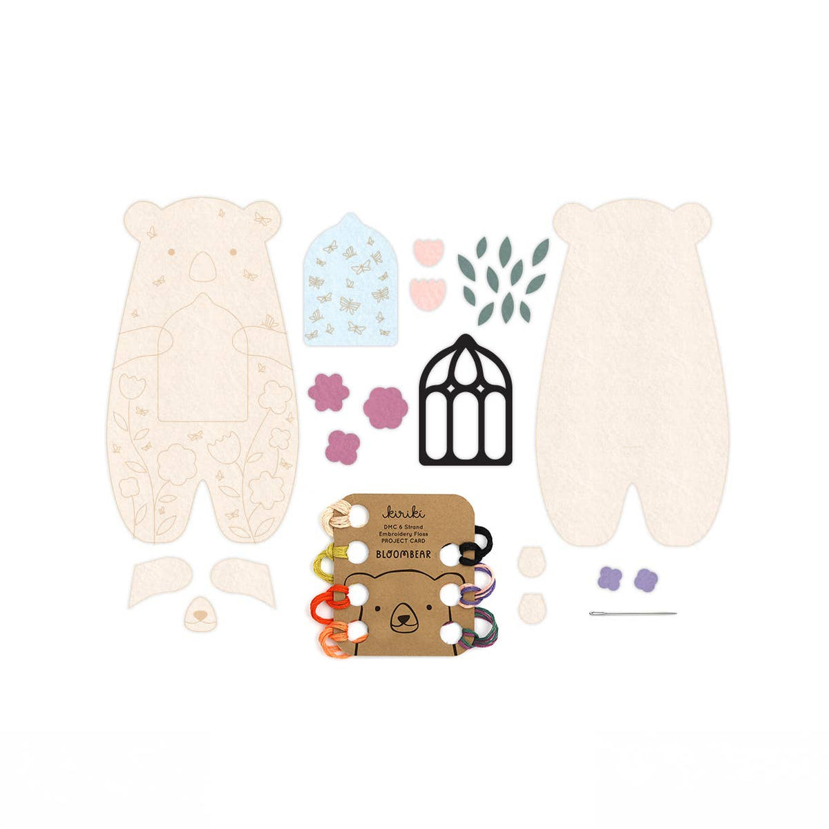 Bloombear Felt Doll Kit