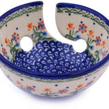 Polmedia Polish Pottery-Spring Flowers Yarn Bowl-accessory-gather here online