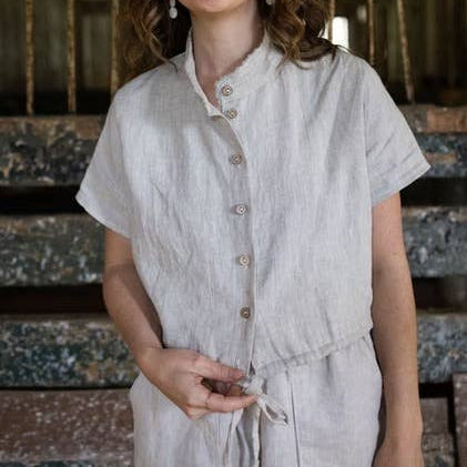 Charlie Darwin Textiles-Canary Top Pattern-sewing pattern-gather here online