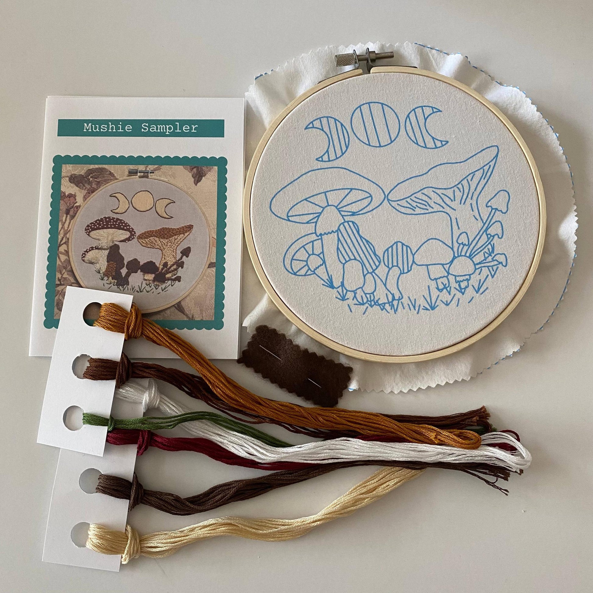 Stitches By Tiff-Mushie Sampler Embroidery Kit-embroidery kit-gather here online