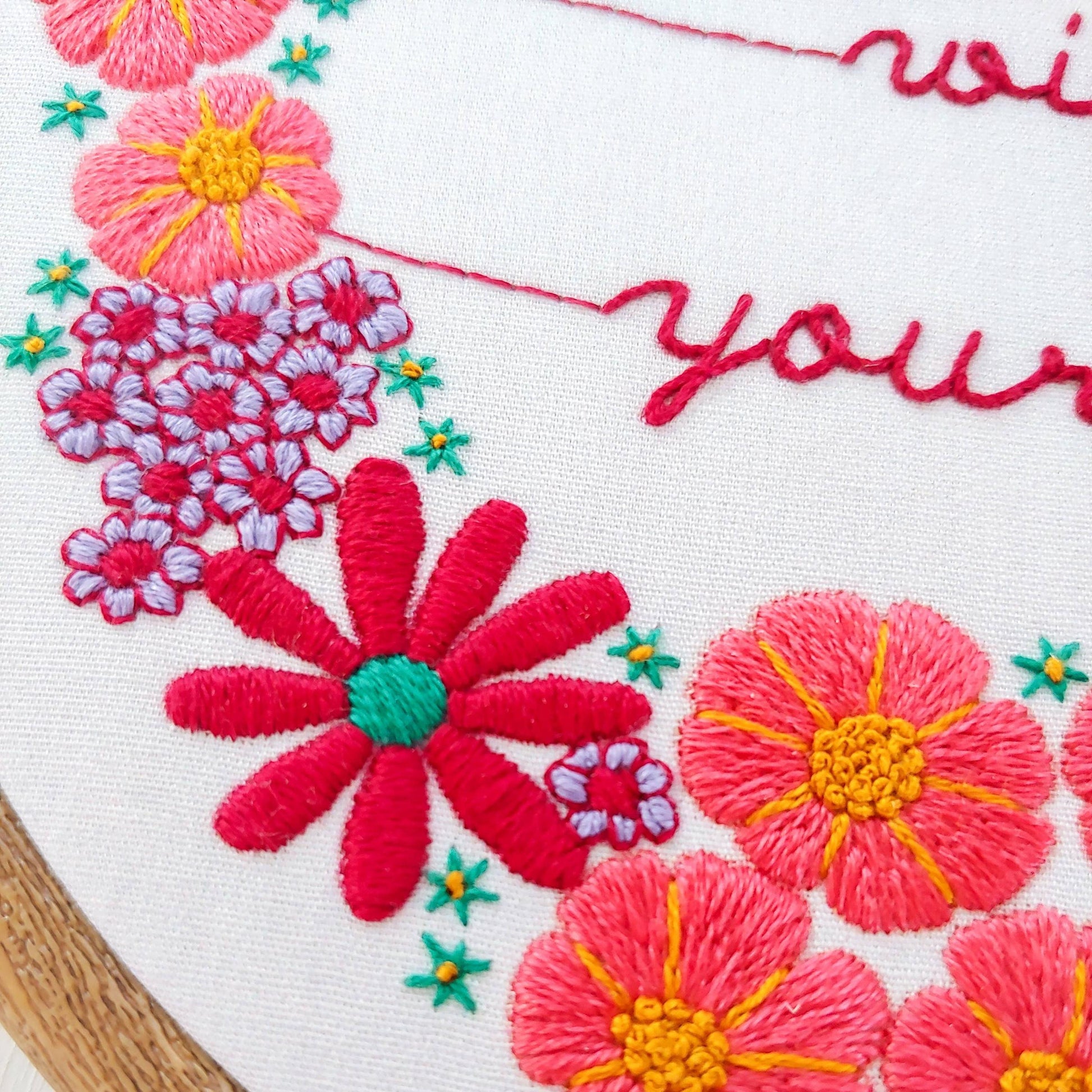 CozyBlue-Be Gentle With Yourself Embroidery Kit-embroidery kit-gather here online