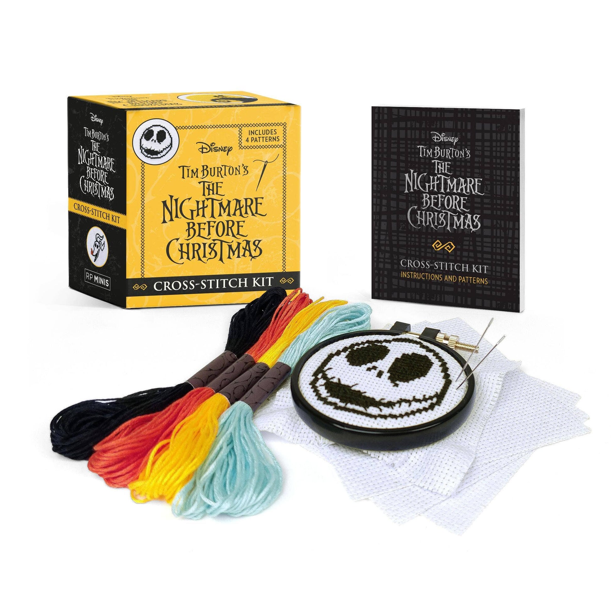 Running Press-Disney Nightmare Before Christmas Cross-Stitch Kit-xstitch kit-gather here online