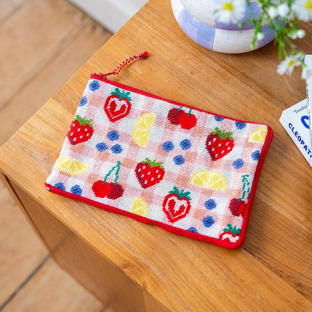 Craft Club-Fruit Market - Needlepoint Pouch Kit-craft kit-gather here online