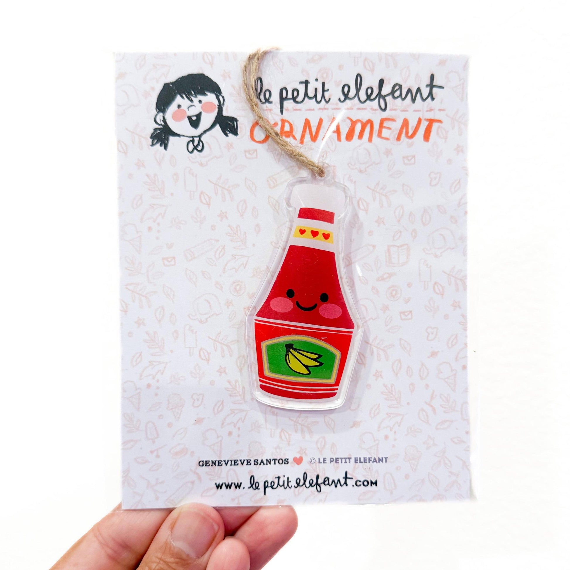 Le Petit Elefant-Banana Ketchup Holiday Ornament-accessory-gather here online