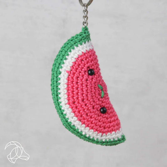 Hardicraft-DIY Crochet Kit - Melon Keychain-knitting / crochet kit-gather here online