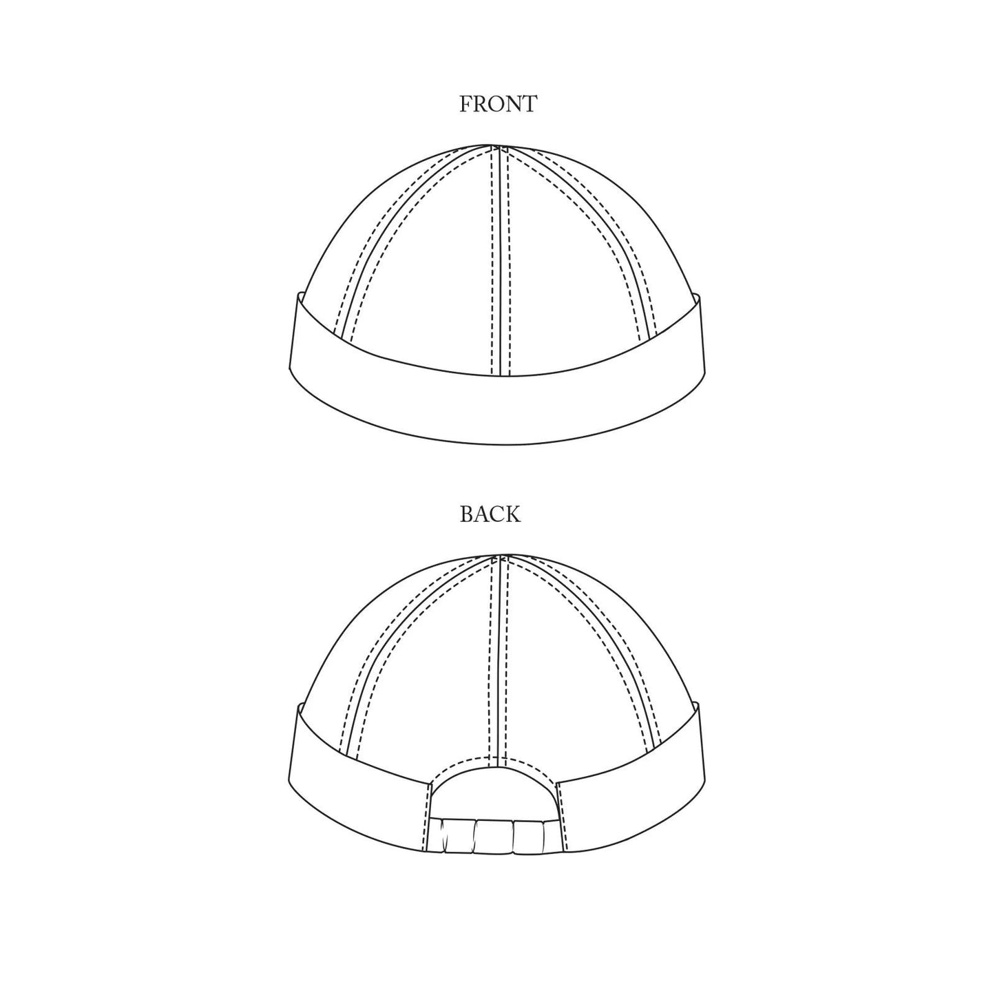 Merchant & Mills-Docker's Beanie Pattern - PDF DOWNLOAD-sewing pattern-gather here online