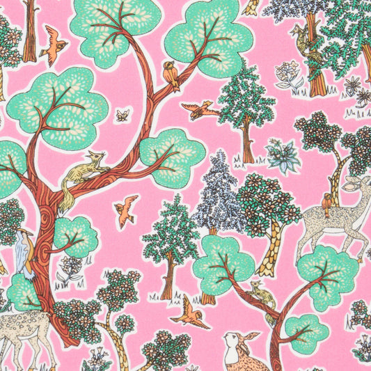 Liberty of London-Tana Lawn - Doe A Deer Pink-fabric-gather here online