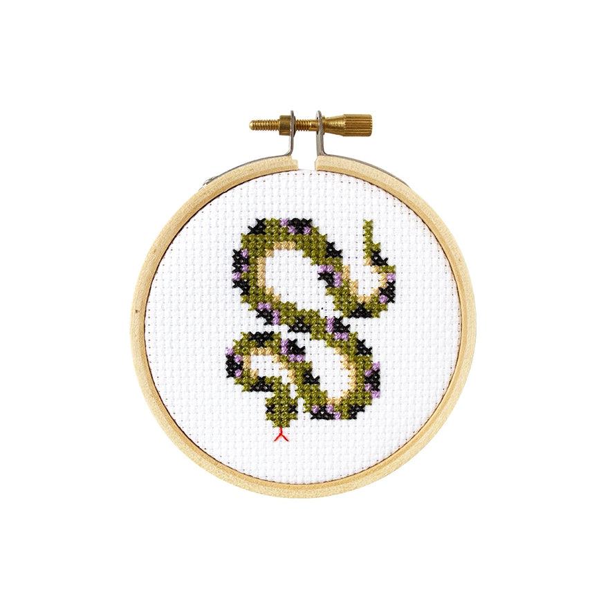 The Stranded Stitch-Mini Snake DIY Cross Stitch Kit-xstitch kit-gather here online