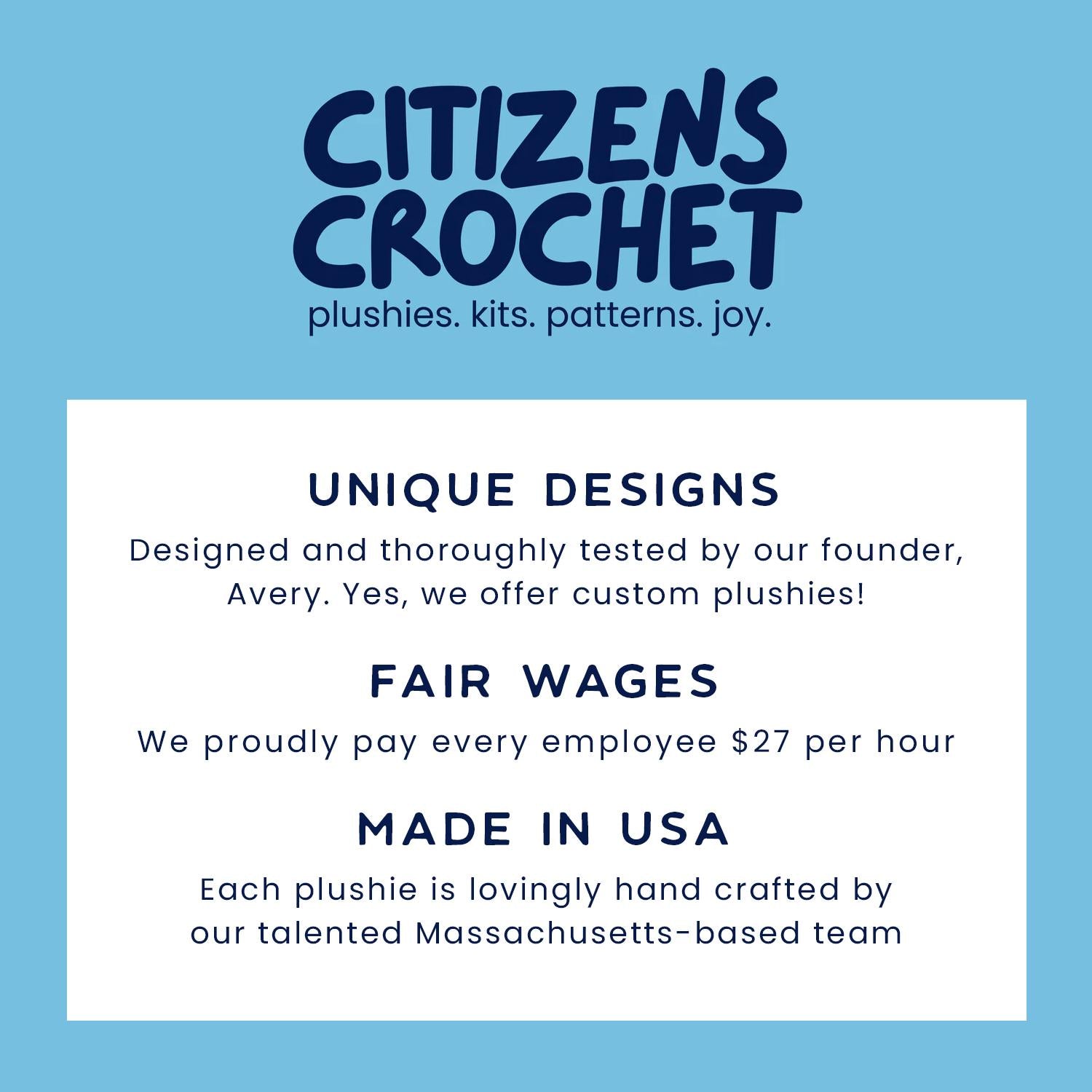 Citizens Crochet-Dapper Dog Bowtie - Beginner Crochet Kit-knitting / crochet kit-gather here online