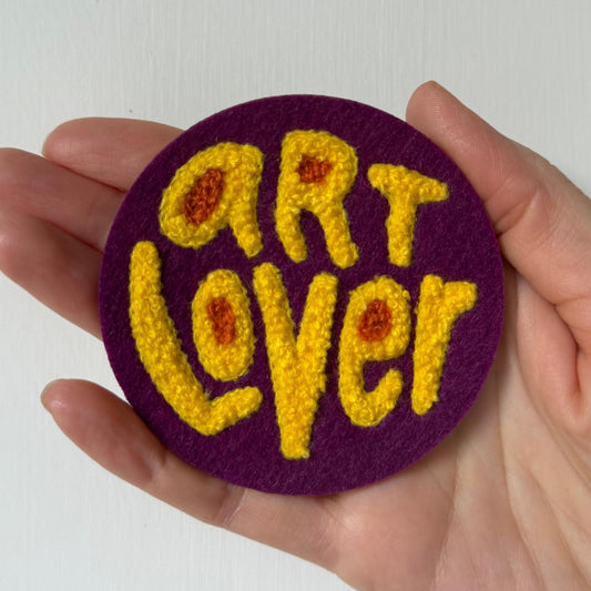 Ramona Muse Lambert-Art Lover Chenille Sew-On Patch-patches + pins-gather here online