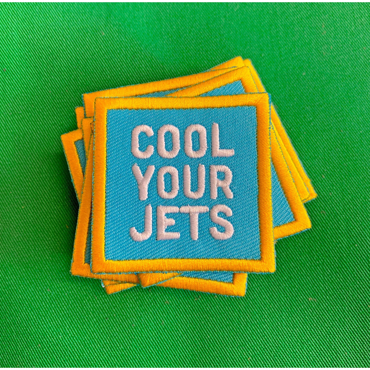 MBMB-Cool Your Jets Iron-On Patch-patches + pins-gather here online