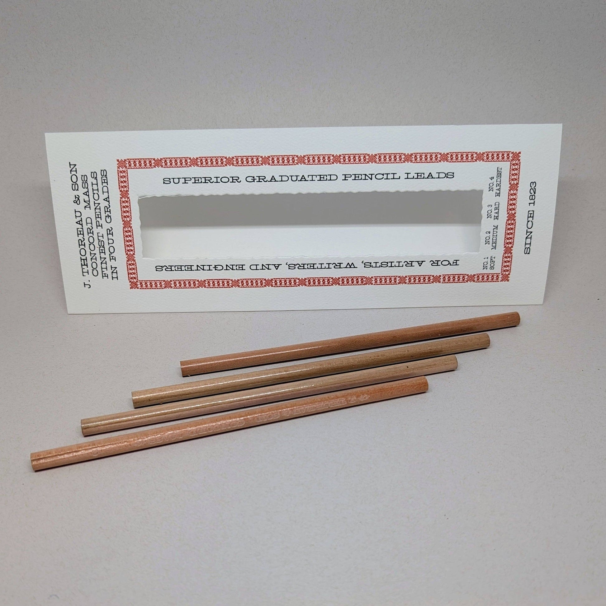 Big Wheel Press-Thoreau & Son - Finest Pencil Set of 4-accessory-gather here online