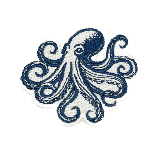 Field Trip Threads-Octopus Iron-On Patch-patches + pins-gather here online