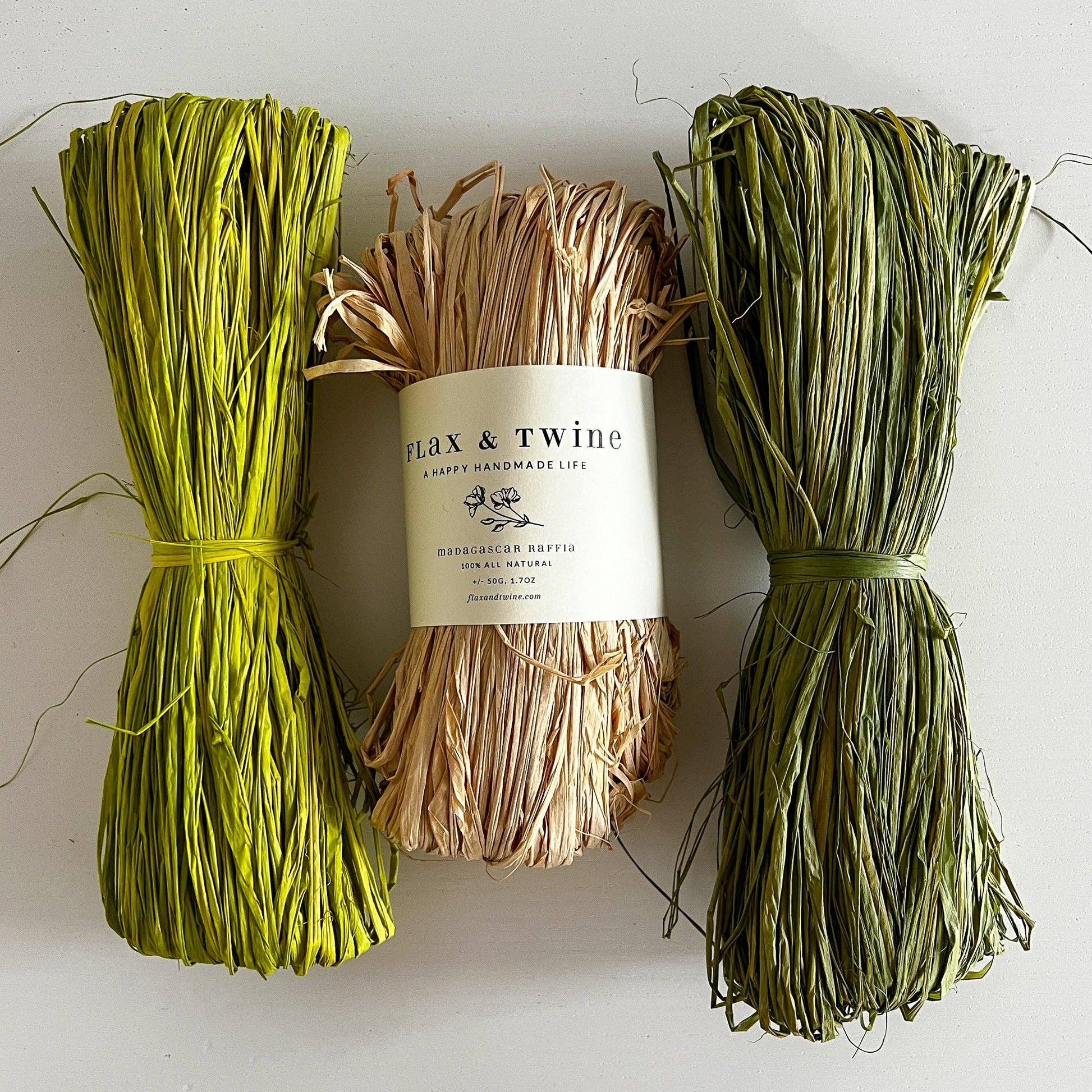 Flax & Twine-Autumn Baskets Kit - Woodland Moss-craft kit-gather here online