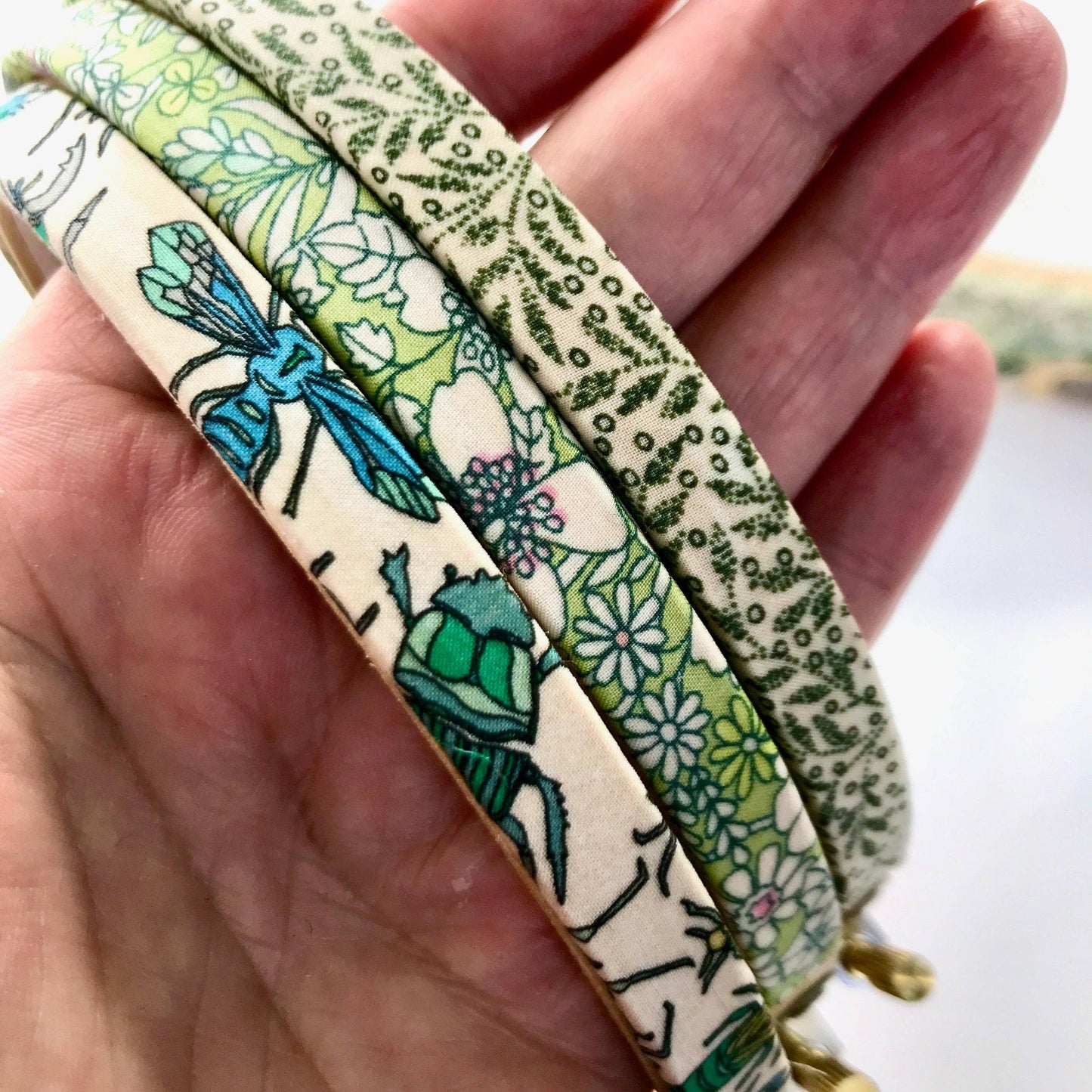 Stitchkits Crafts-6" Embroidery Hoop Collection - Garden Green Set-embroidery notion-gather here online