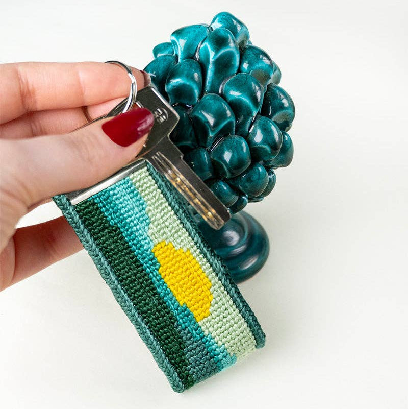 Green Mountain Key Fob Needlepoint Kit