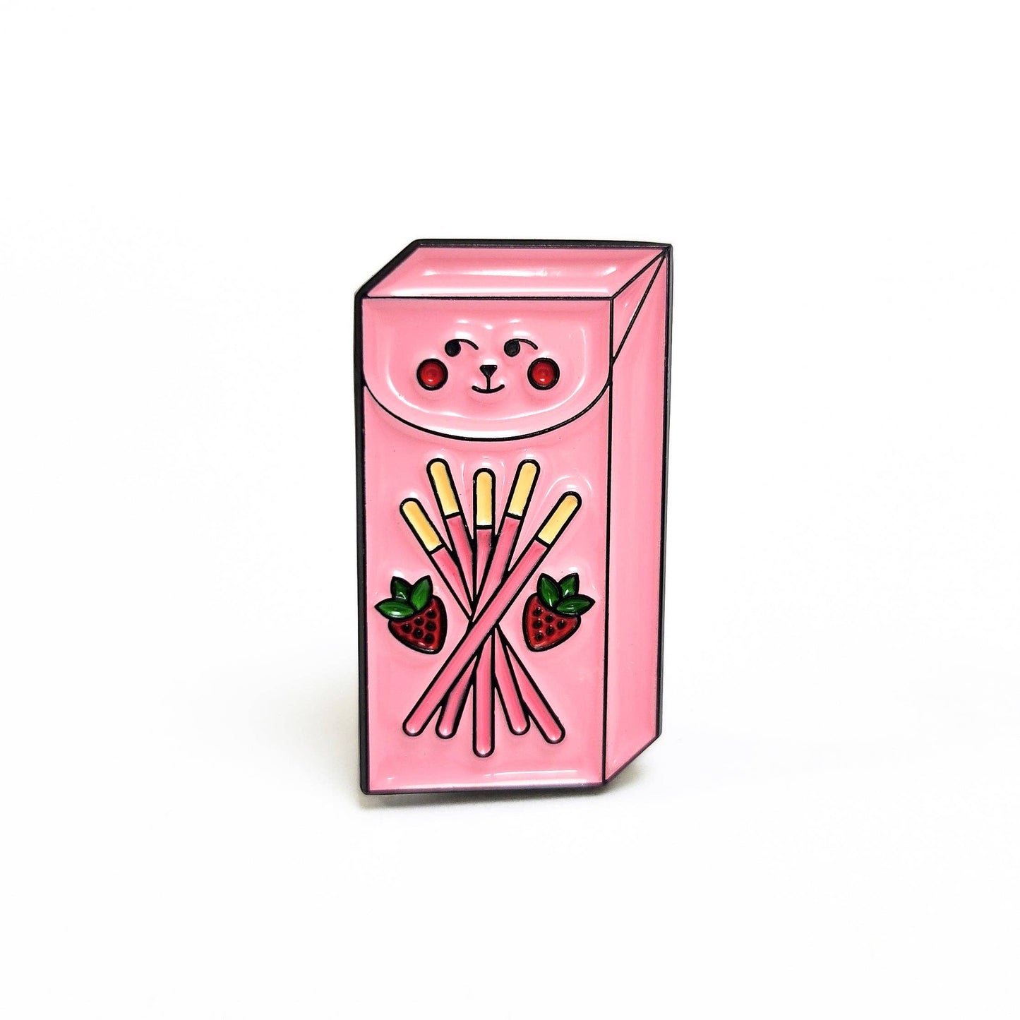 The Bao Bae-Strawberry Pocky Pin-accessory-Rubber Backings (free)-gather here online