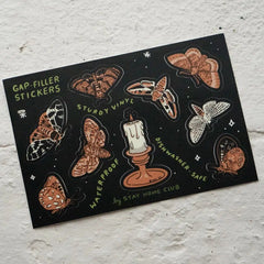 Stay Home Club-Open Flame Gap Filler Sticker Sheet-accessory-gather here online