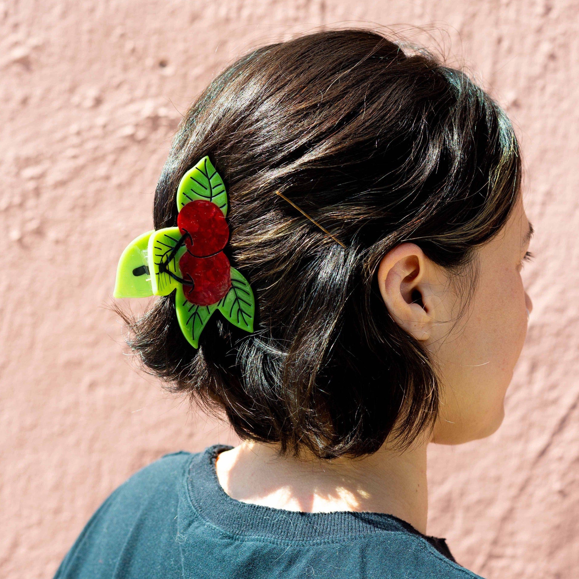 Jenny Lemons-Cherries Hair Claw-accessory-gather here online