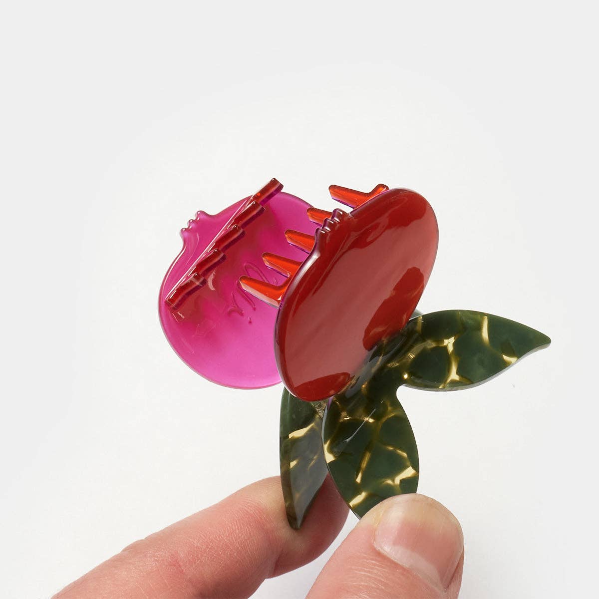 WINONA IRENE-Red Pomegranate Hair Claw-accessory-gather here online