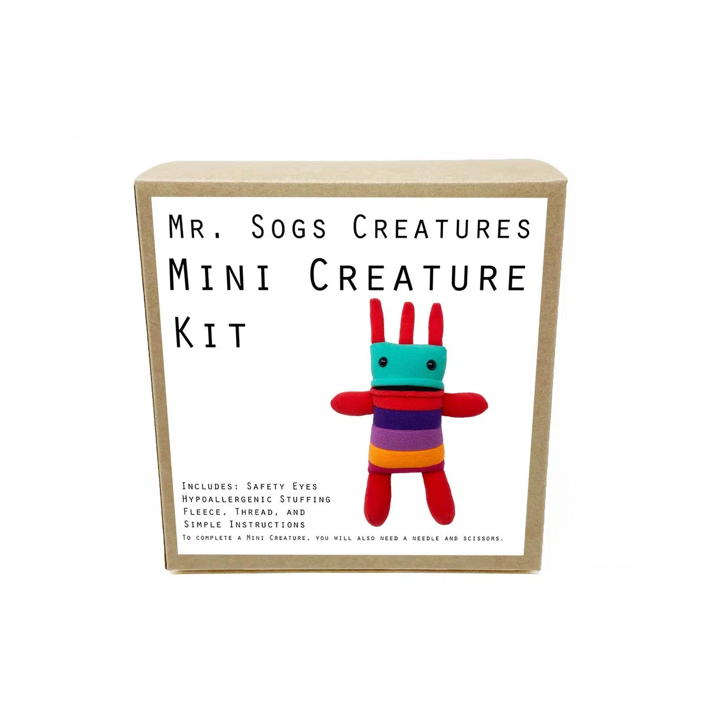 Mr. Sogs-Mini Creature Kit - Turquoise-sewing kit-gather here online